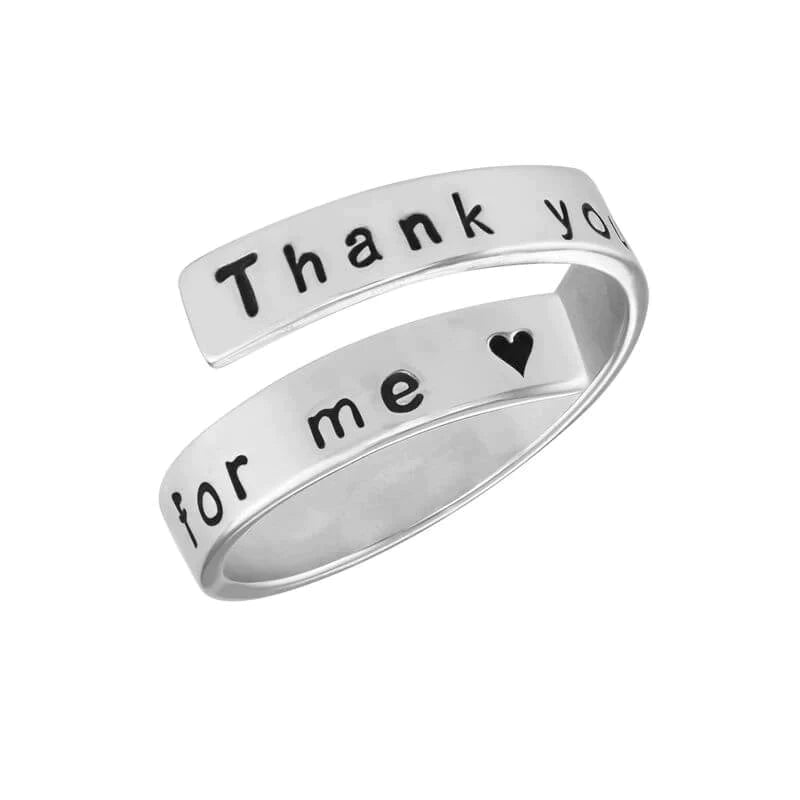 Bague personnalisée Spirale argent