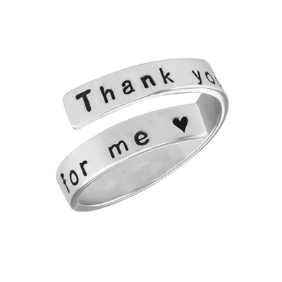 Bague personnalisée Spirale argent