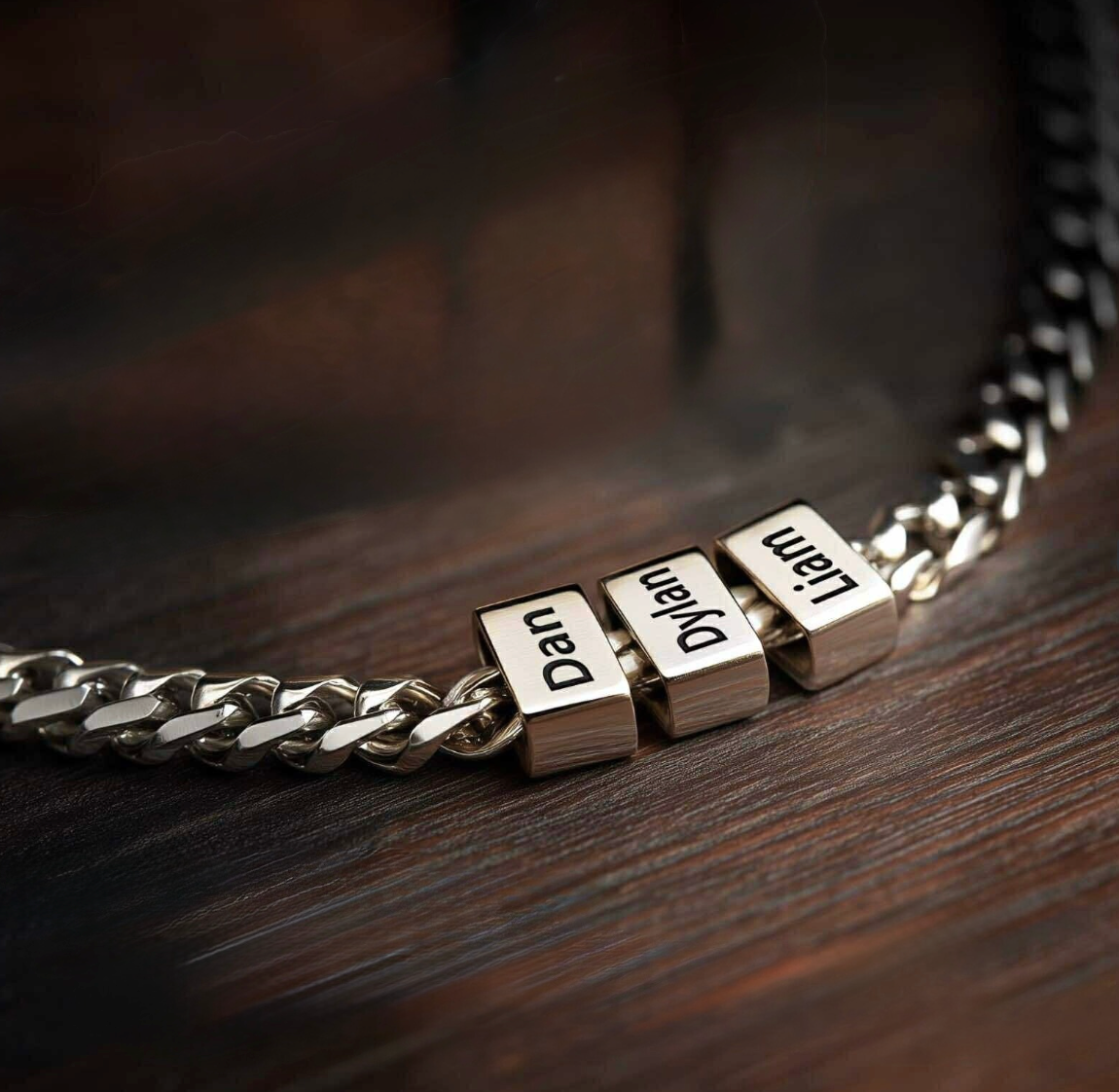 Collier Homme Gravé  Lien de Vie