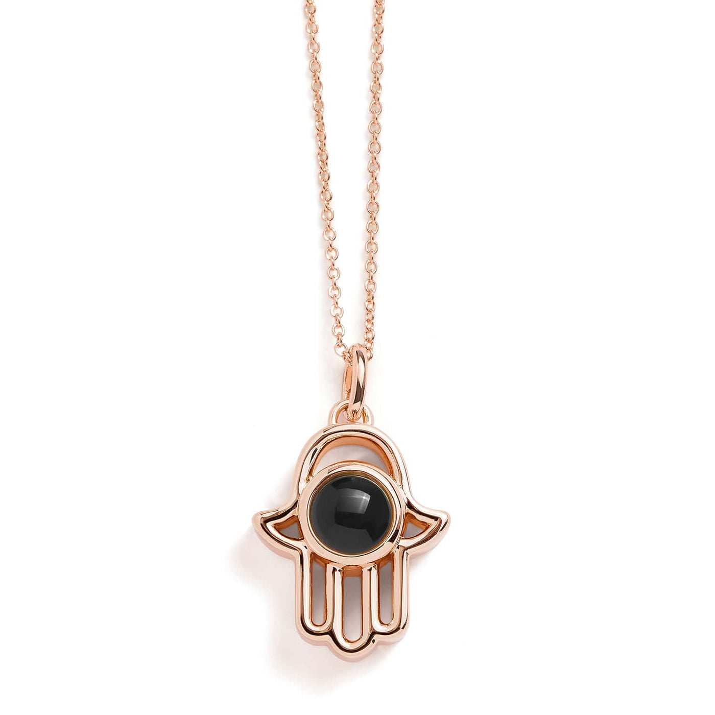 Collier Hamsa avec Photo Dedans