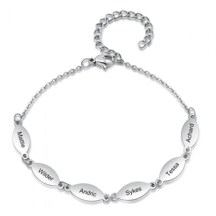 Bracelet Maman - Design ovale
