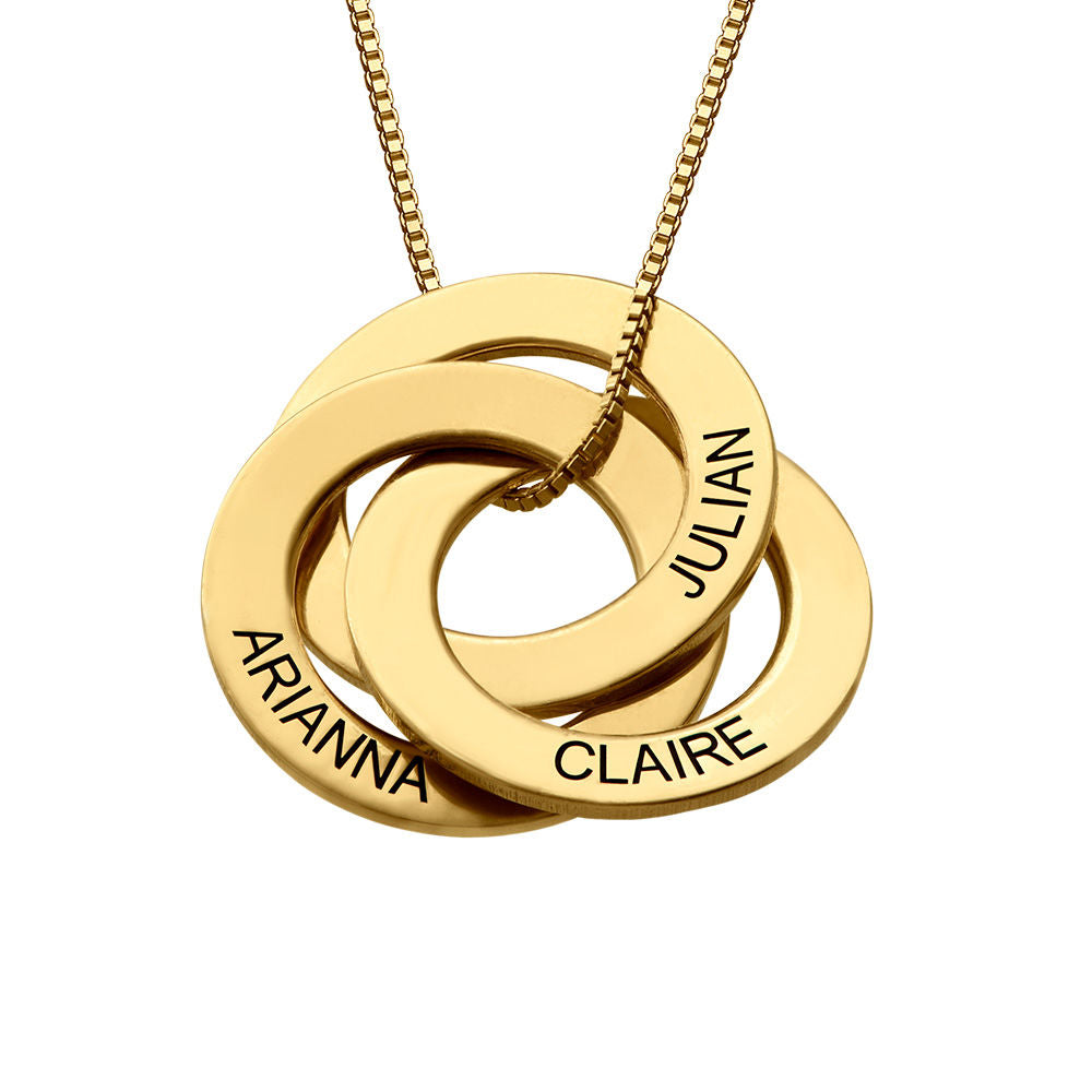 collier personnalisé femme Anneaux 