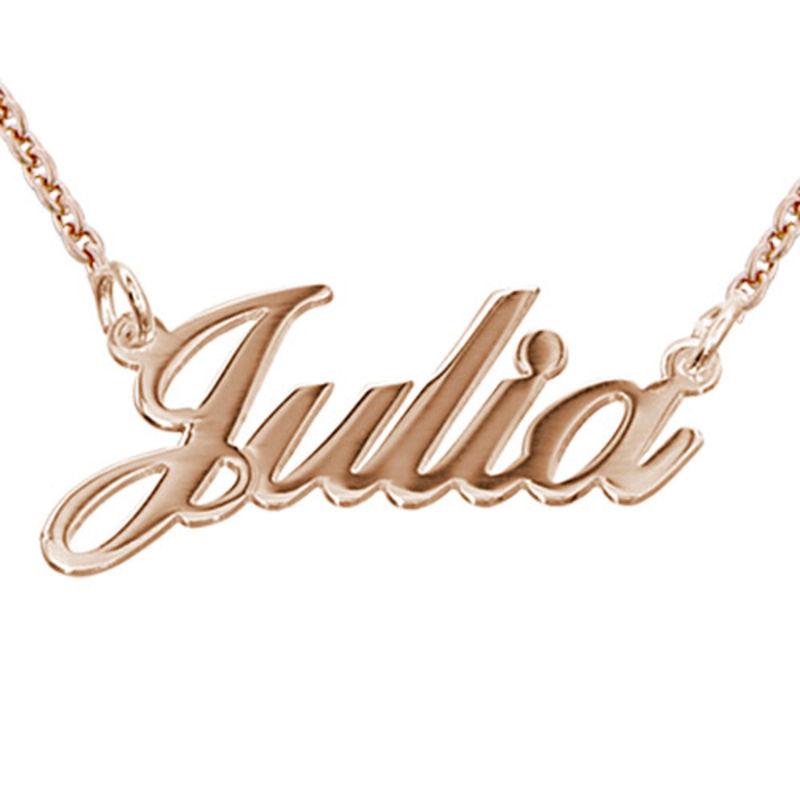 Classic Style Name Necklace with Pendant