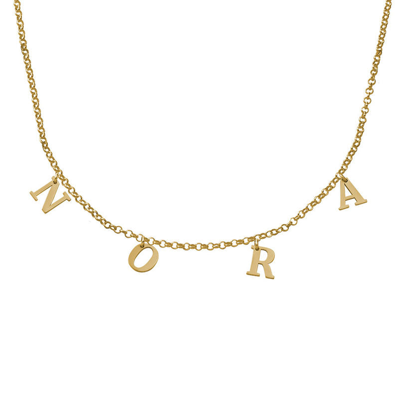 Letters Necklace - 925 Sterling Silver