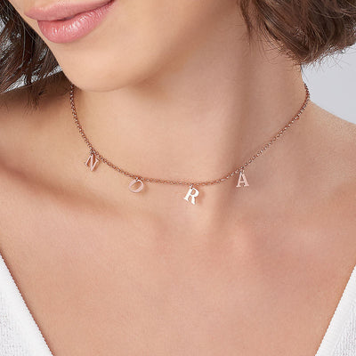 Collier Initiales - Argent Sterling 925