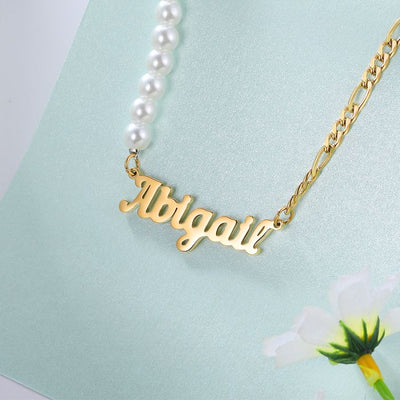 Personalized Beads Necklace with Name